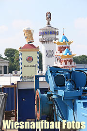 Wiesnaufbau 22.08.2008 (Foto: Martin Schmitz)